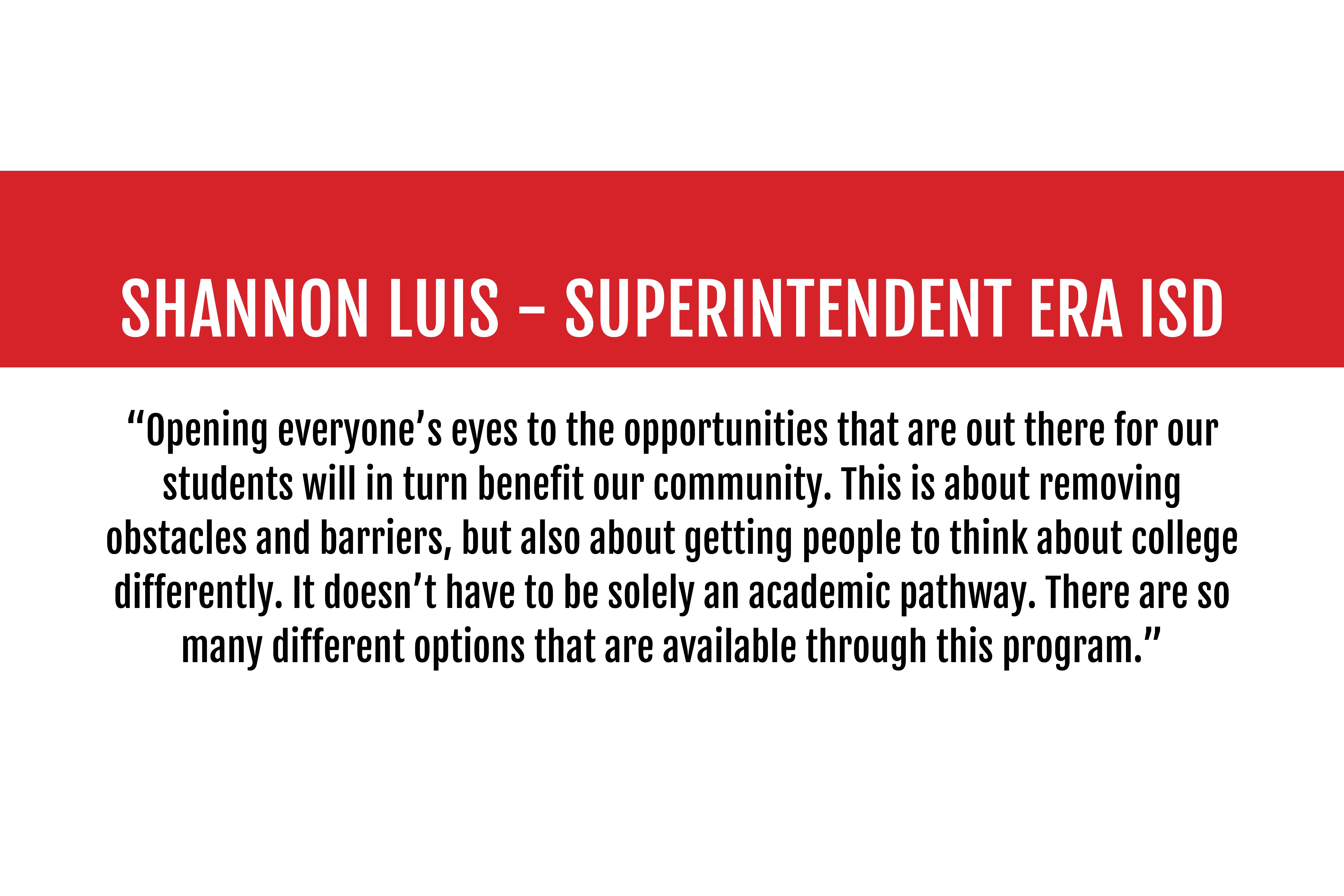 Shannon Luis Testimonal